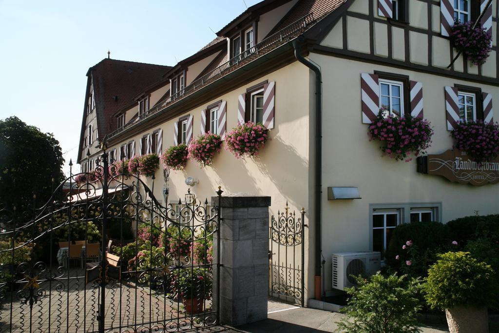 Hotel Brauereigasthof Landwehr-Braeu Reichelshofen Екстериор снимка