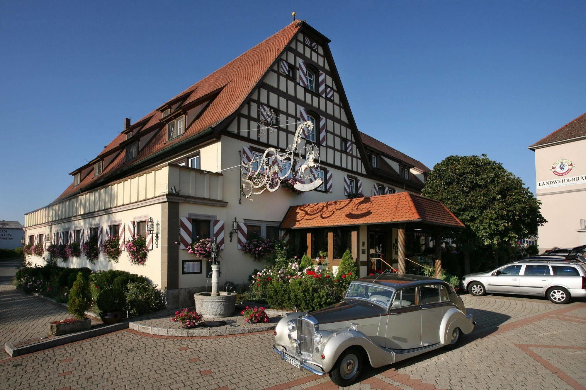 Hotel Brauereigasthof Landwehr-Braeu Reichelshofen Екстериор снимка