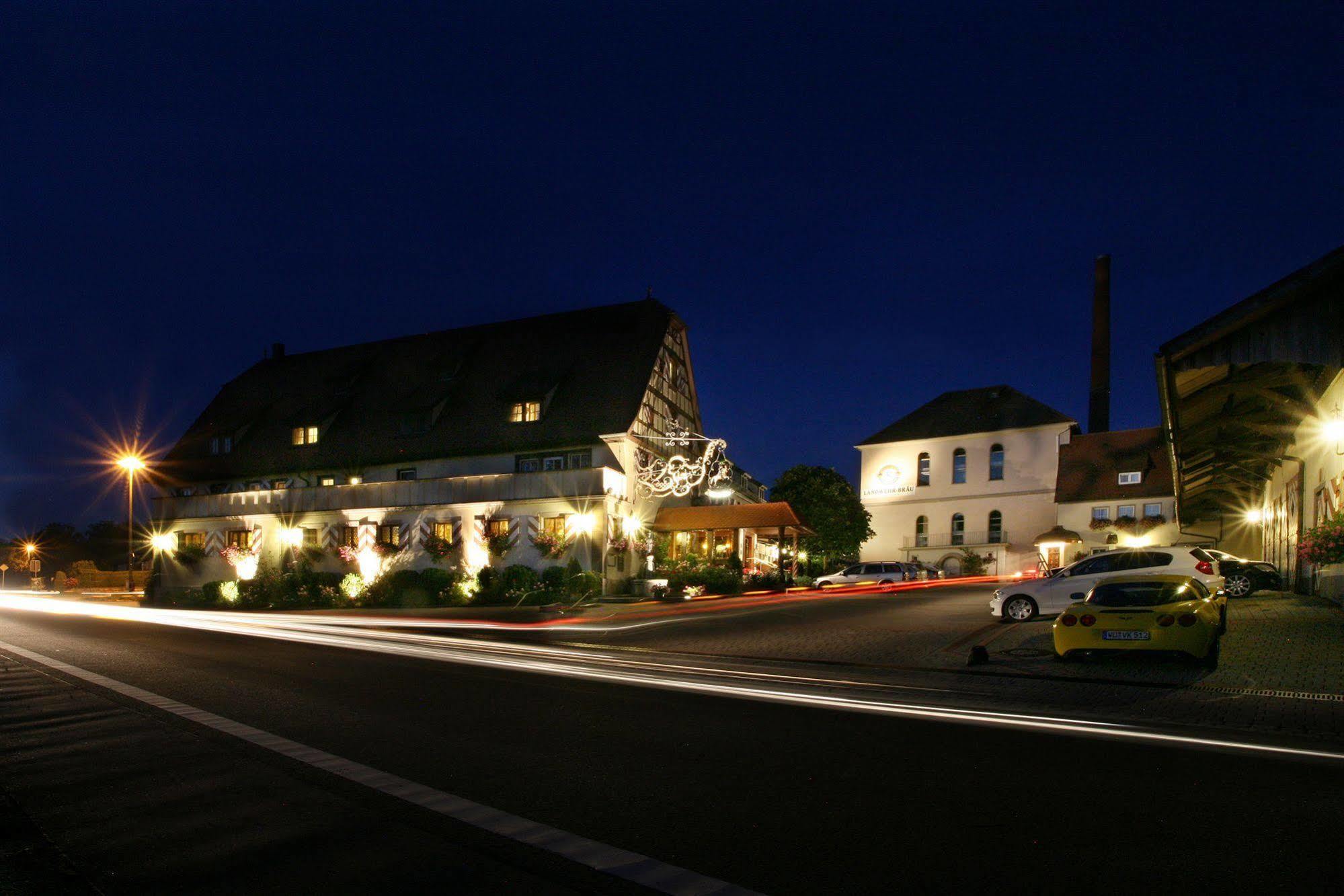 Hotel Brauereigasthof Landwehr-Braeu Reichelshofen Екстериор снимка
